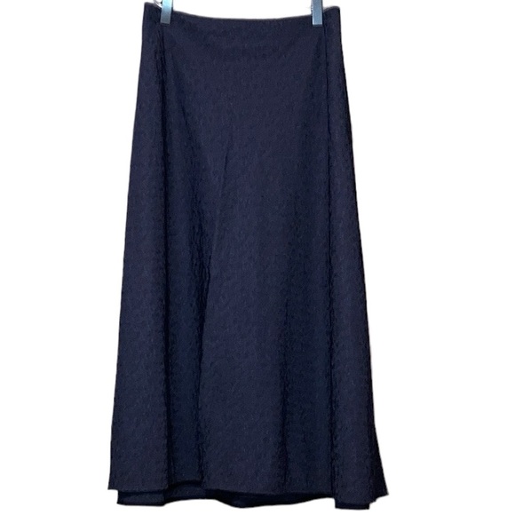 MM LaFleur The Makeba Vine Jacquard Gray A-Line Skirt NWT - Picture 4 of 9